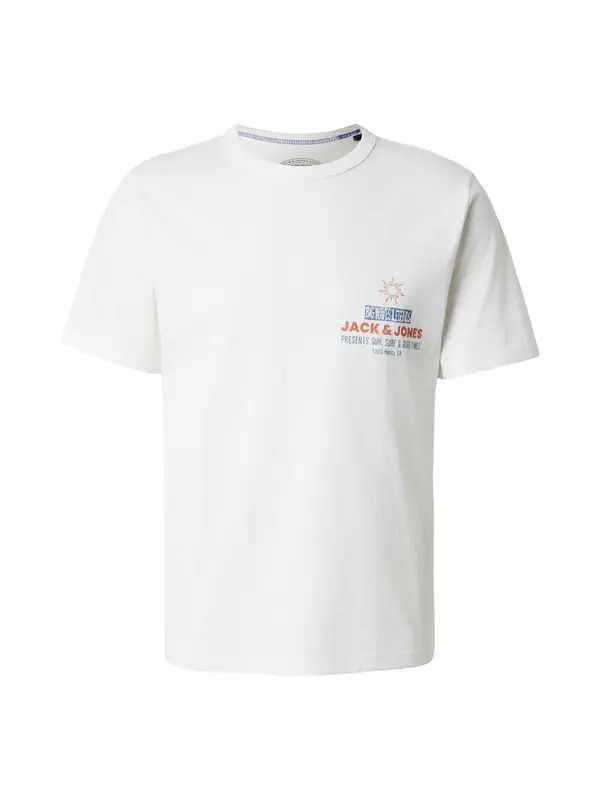 Jack & Jones Premium Jack & Jones Premium Majica 'JPRBLUMAXWELL'  mornarsko plava / tamno crvena / bijela
