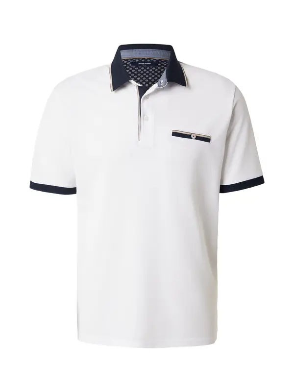 Jack & Jones Premium Jack & Jones Premium Majica  morsko plava / bijela