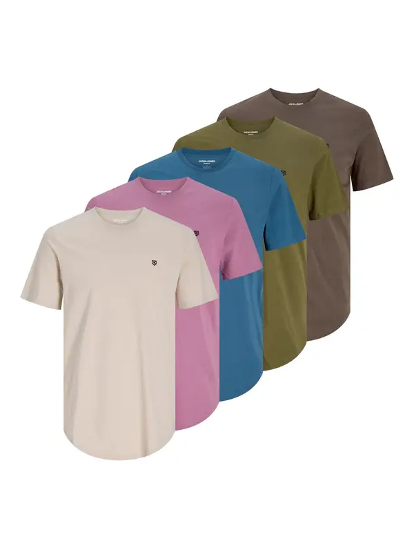 Jack & Jones Premium Jack & Jones Premium Majica  svijetlobež / crno plava / čokolada / maslinasta / ružičasto crvena