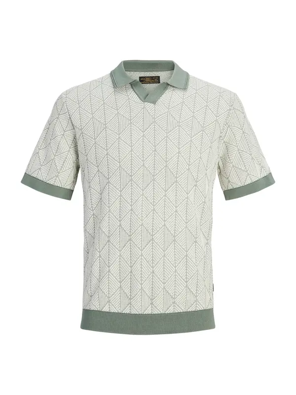 Jack & Jones Premium Jack & Jones Premium Poslovna košulja 'JPRBLUBLAKE'  bež / svijetlozelena