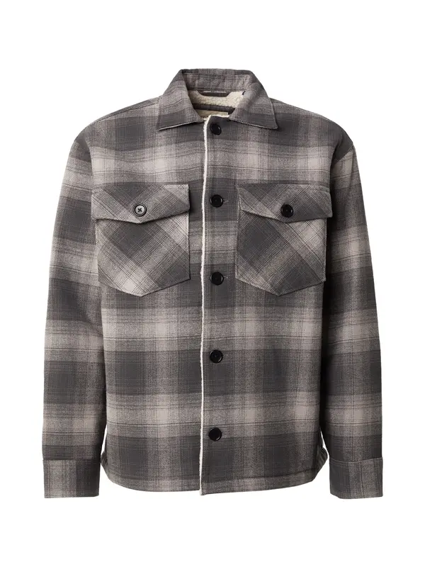 Jack & Jones Premium Jack & Jones Premium Prijelazna jakna 'JPRBLURAYLE'  siva / tamo siva