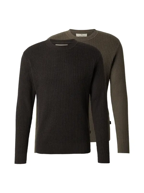 Jack & Jones Premium Jack & Jones Premium Pulover 'JPRBLUBARKLEY'  smeđa / crna