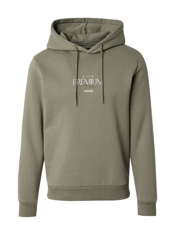 Jack & Jones Premium Jack & Jones Premium Sweater majica 'JPRBLAHAROLD'  pastelno zelena / crna / bijela