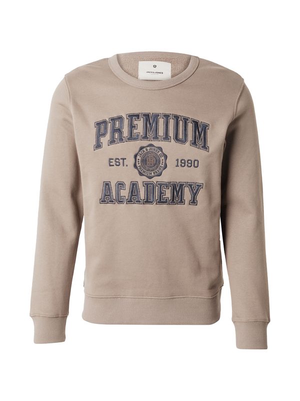 Jack & Jones Premium Jack & Jones Premium Sweater majica 'JPRBLUJADON'  morsko plava / brokat