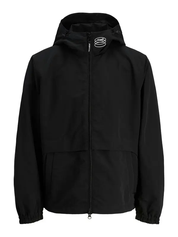 JACK & JONES JACK & JONES Prijelazna jakna 'JCOUnion'  crna / bijela