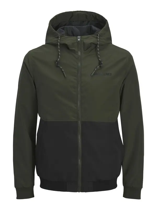 JACK & JONES JACK & JONES Prijelazna jakna 'JJERush'  maslinasta / crna