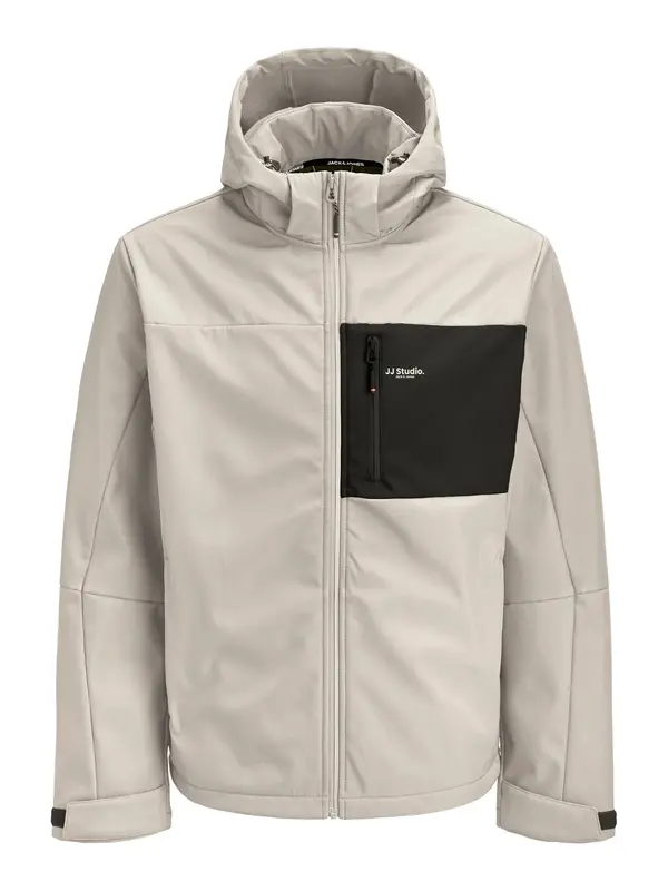 JACK & JONES JACK & JONES Prijelazna jakna 'JJNORTH'  boja pijeska / crna