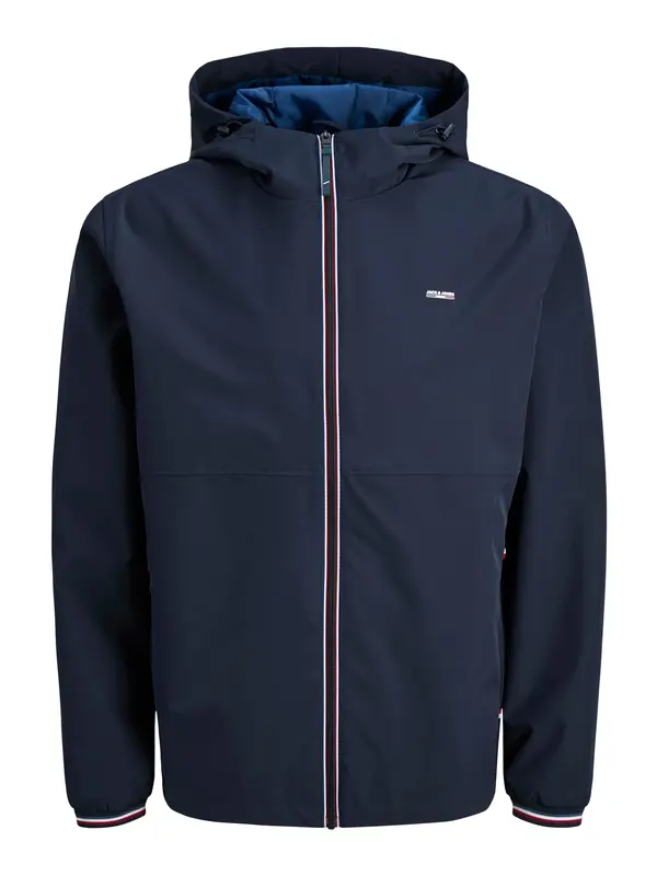 JACK & JONES JACK & JONES Prijelazna jakna 'JPRBLUALVES'  noćno plava / crvena / bijela