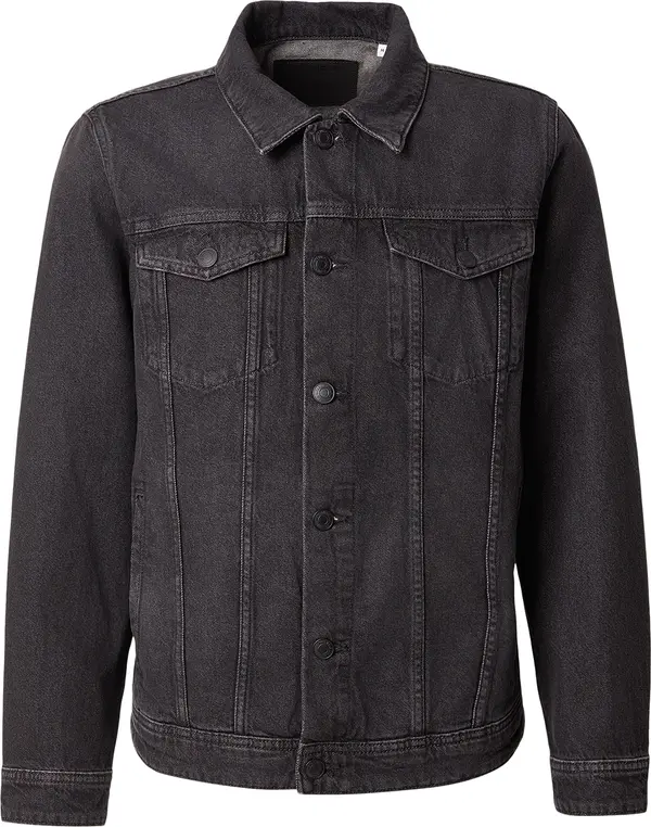 JACK & JONES JACK & JONES Prijelazna jakna 'JWHJEAN'  crni traper