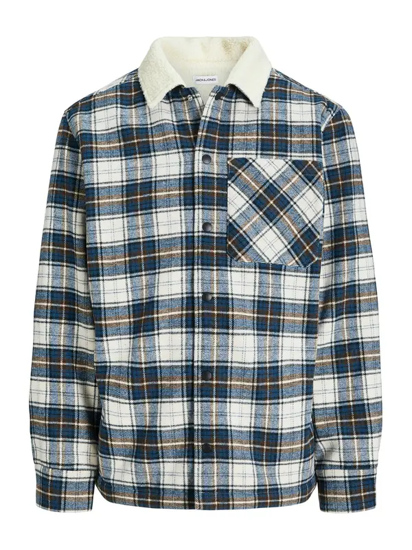 JACK & JONES JACK & JONES Prijelazna jakna 'ZAC'  mornarsko plava / tamno plava / smeđa / prljavo bijela