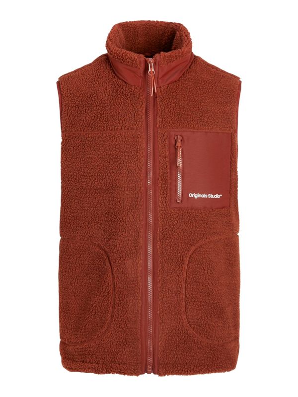 JACK & JONES JACK & JONES Prsluk 'VESTERBRO'  hrđavo smeđa