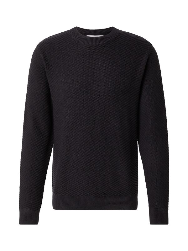 JACK & JONES JACK & JONES Pulover 'ALPHA'  crna