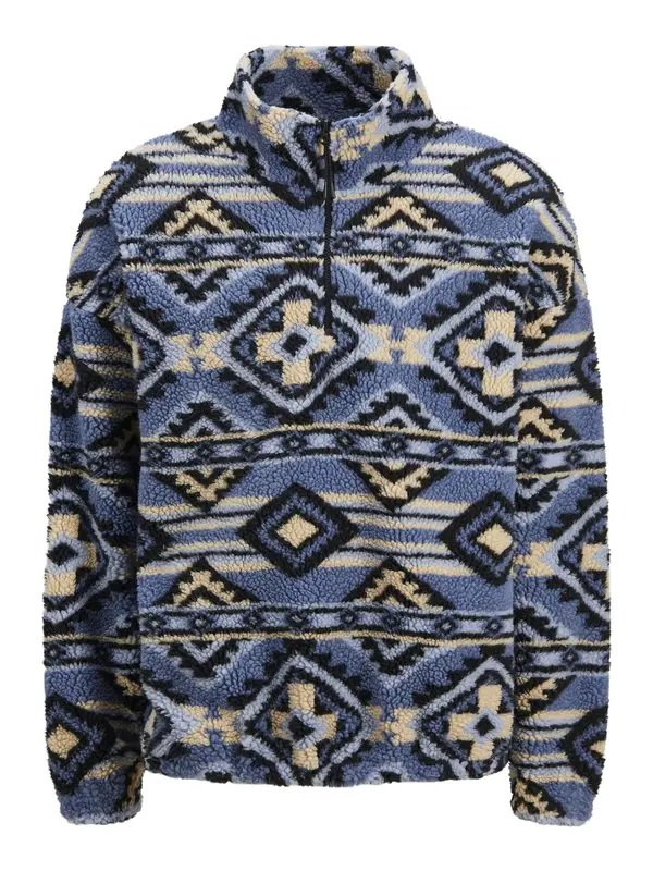 JACK & JONES JACK & JONES Pulover 'Diamond'  bež / plava / crna