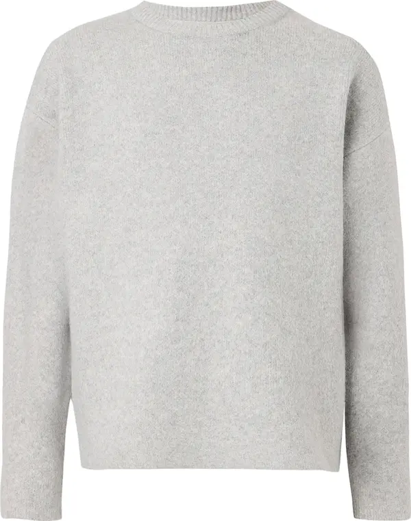JACK & JONES JACK & JONES Pulover 'JCOBLANKS'  siva melange