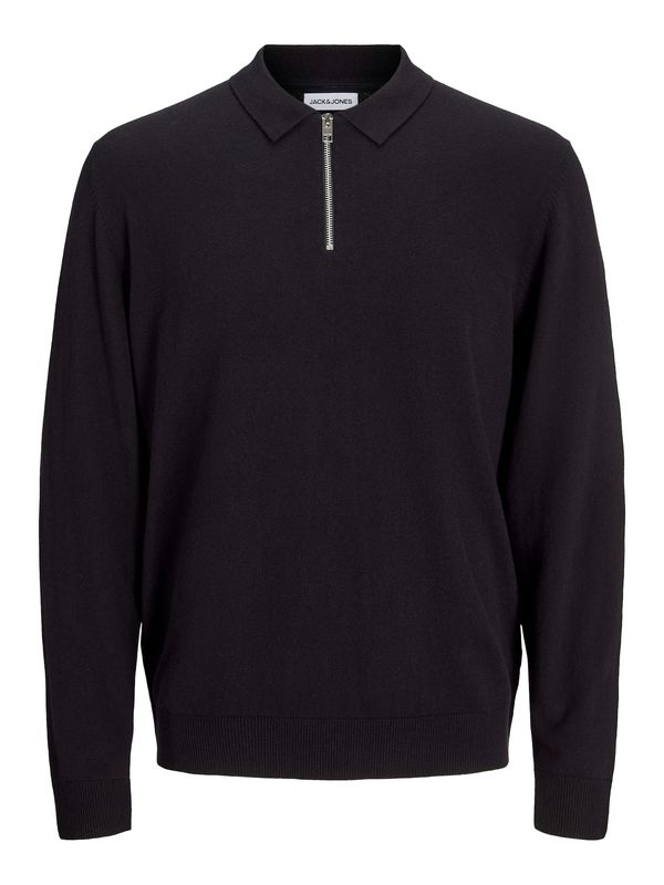 JACK & JONES JACK & JONES Pulover 'JJEEMIL'  crna