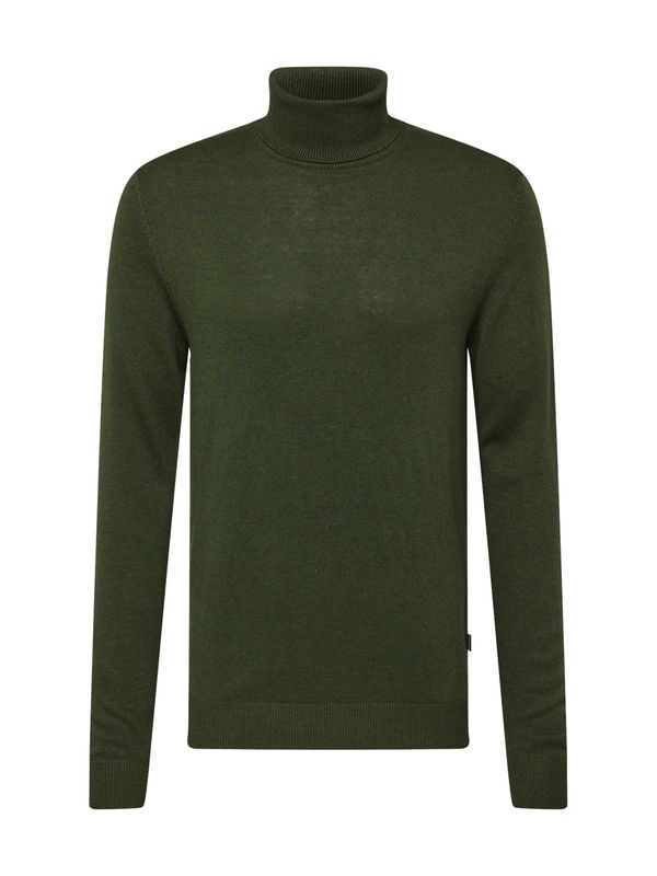 JACK & JONES JACK & JONES Pulover 'JJEEMIL'  maslinasta