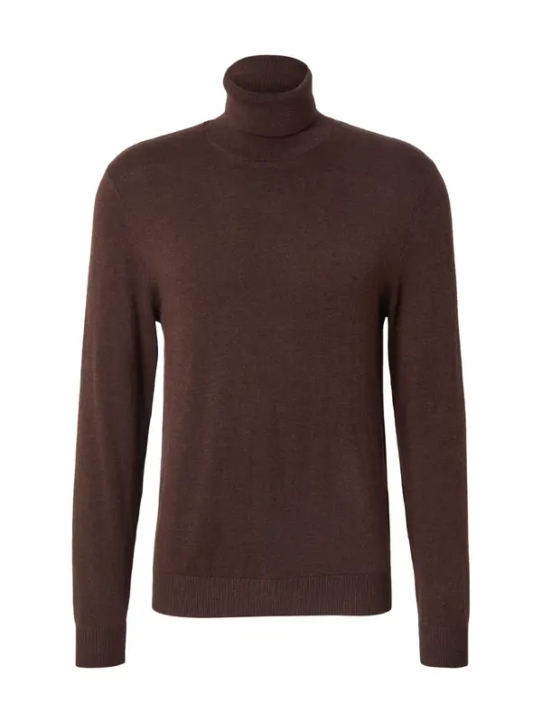 JACK & JONES JACK & JONES Pulover 'JJEEmil'  tamno smeđa