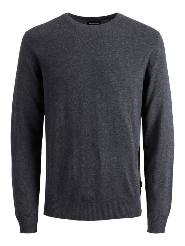 JACK & JONES JACK & JONES Pulover 'JJEEmil'  tamo siva