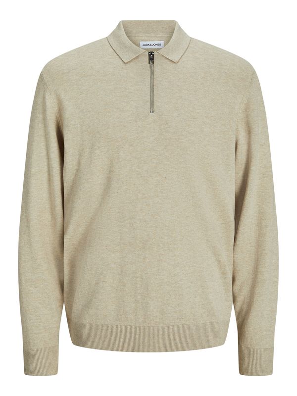 JACK & JONES JACK & JONES Pulover 'JJEEMIL'  taupe siva