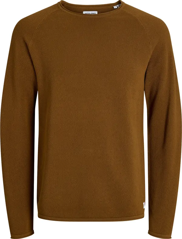 JACK & JONES JACK & JONES Pulover 'JJEHILL'  smeđa