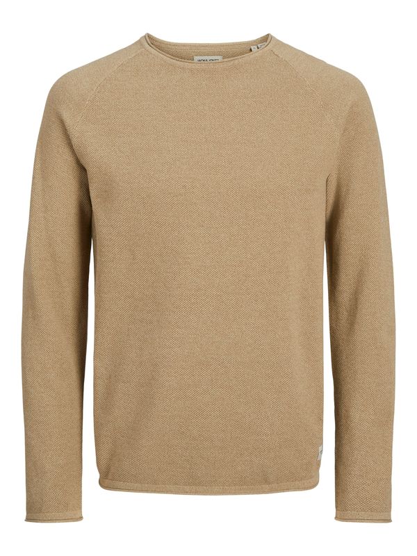JACK & JONES JACK & JONES Pulover 'JJEHILL'  taupe siva