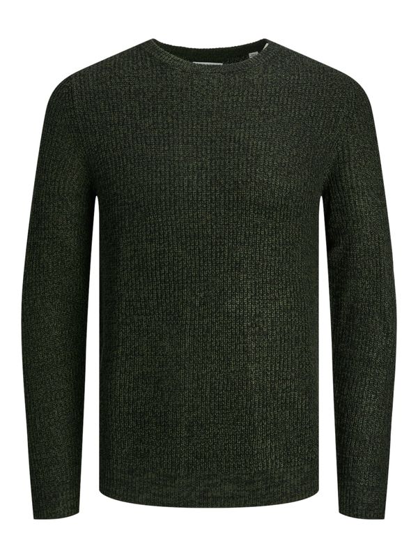 JACK & JONES JACK & JONES Pulover 'JJELewis'  zelena melange