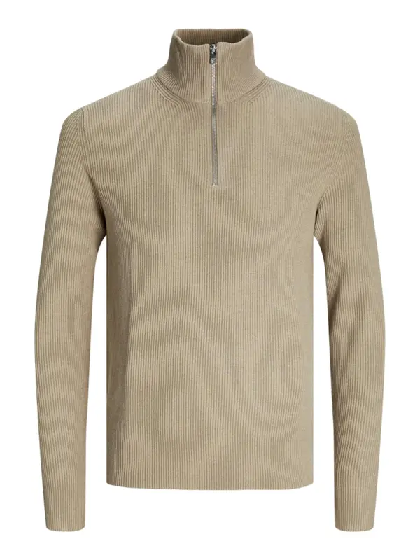 JACK & JONES JACK & JONES Pulover 'JJEPerfect'  tamno bež