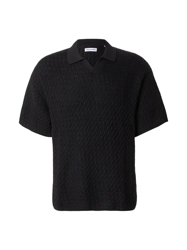 JACK & JONES JACK & JONES Pulover 'JJHUDSON'  crna