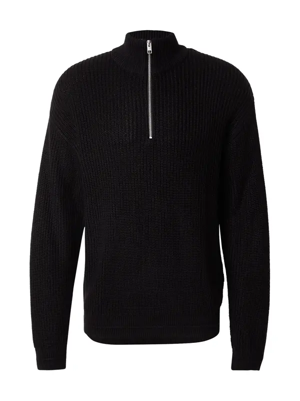 JACK & JONES JACK & JONES Pulover 'JJKaito'  crna
