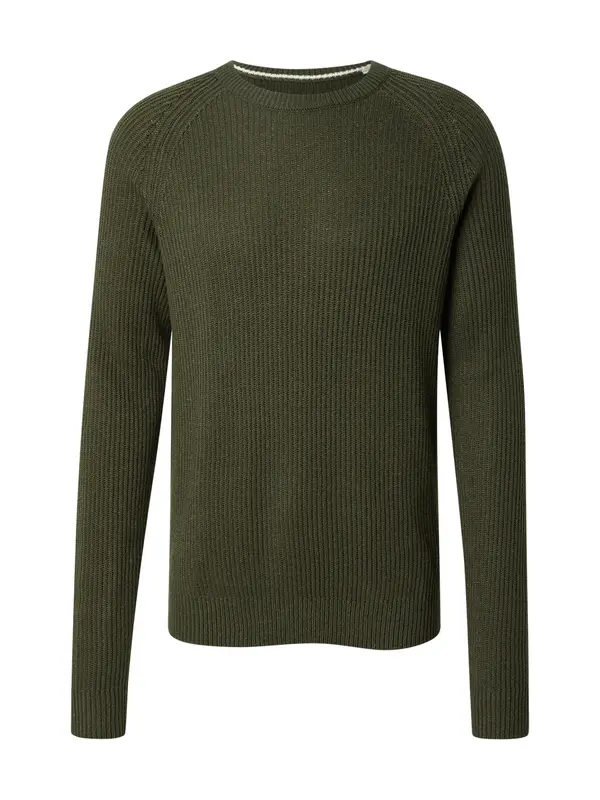 JACK & JONES JACK & JONES Pulover 'JJPannel'  tamno zelena