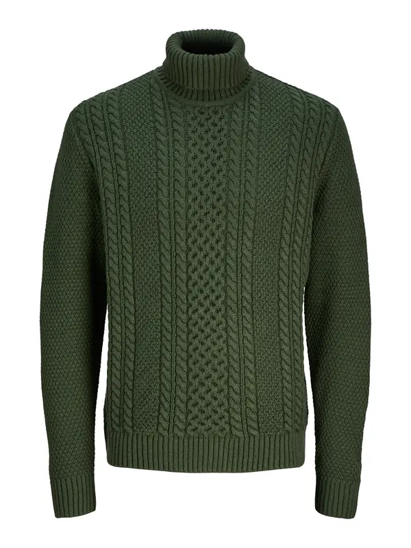 JACK & JONES JACK & JONES Pulover 'JJPaul'  maslinasta
