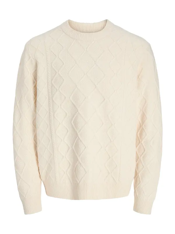 JACK & JONES JACK & JONES Pulover 'JORCAMBRIDGE'  boja pijeska
