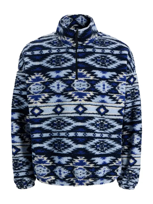 JACK & JONES JACK & JONES Pulover 'JOREDDIE'  plava / noćno plava / nebesko plava