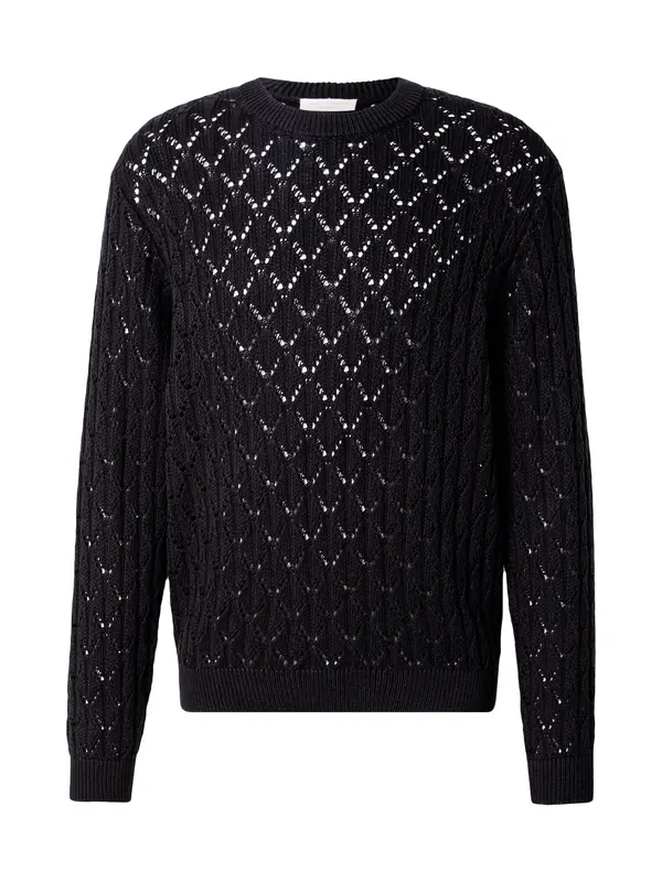 JACK & JONES JACK & JONES Pulover 'JORGRAMERCY'  crna