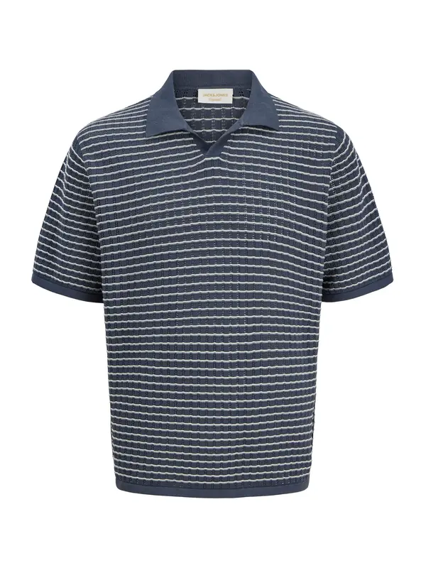 JACK & JONES JACK & JONES Pulover 'JORNantucket'  mornarsko plava / bijela