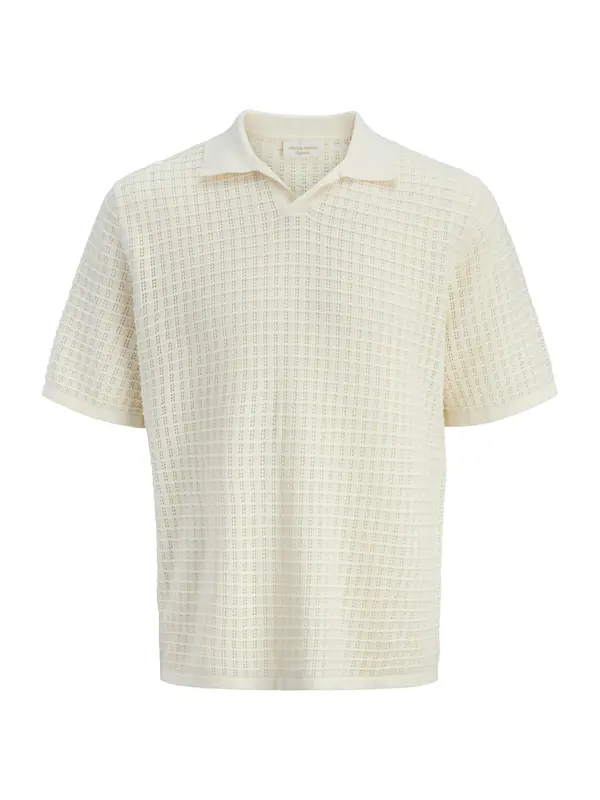 JACK & JONES JACK & JONES Pulover 'JORNantucket'  vuneno bijela