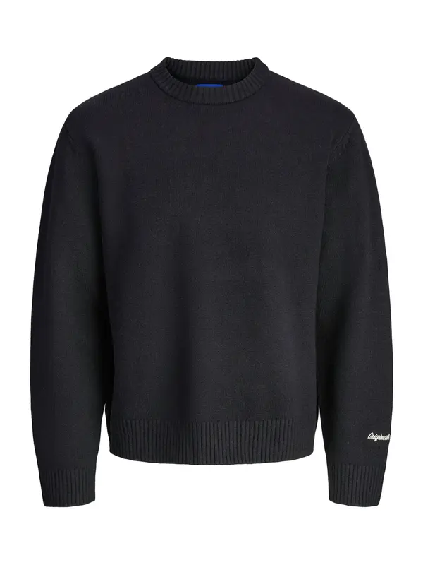 JACK & JONES JACK & JONES Pulover 'JORNorrebro'  crna