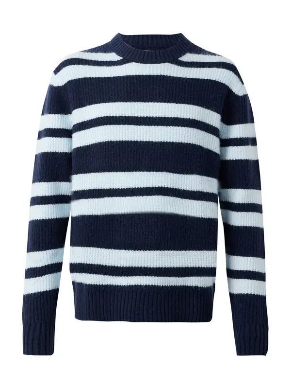 JACK & JONES JACK & JONES Pulover 'JORYORK OLLIE'  plava / bijela