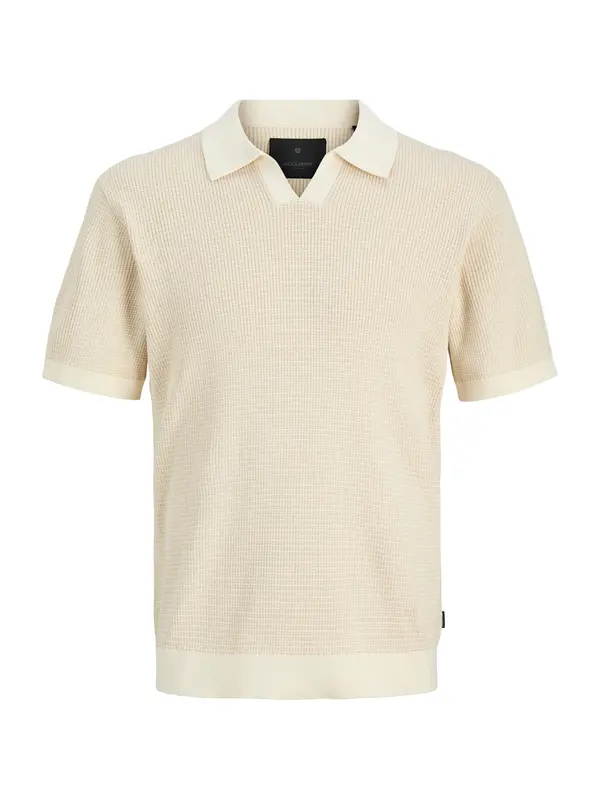 JACK & JONES JACK & JONES Pulover 'JPRBLAHudson'  svijetlobež / bijela
