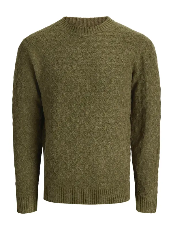 JACK & JONES JACK & JONES Pulover 'JPRBLasimon'  maslinasta