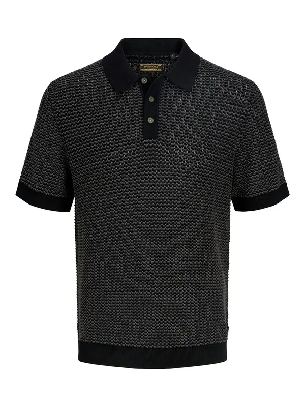 JACK & JONES JACK & JONES Pulover 'JPRBLUKINGSLEY'  svijetlosiva / crna