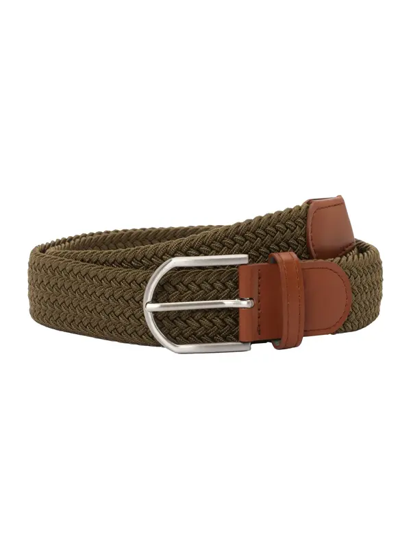 JACK & JONES JACK & JONES Remen 'JACENZO'  smeđa / tamno zelena