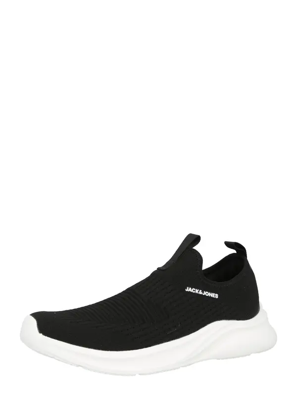 JACK & JONES JACK & JONES Slip On tenisice 'JFWKNIT'  antracit siva / bijela