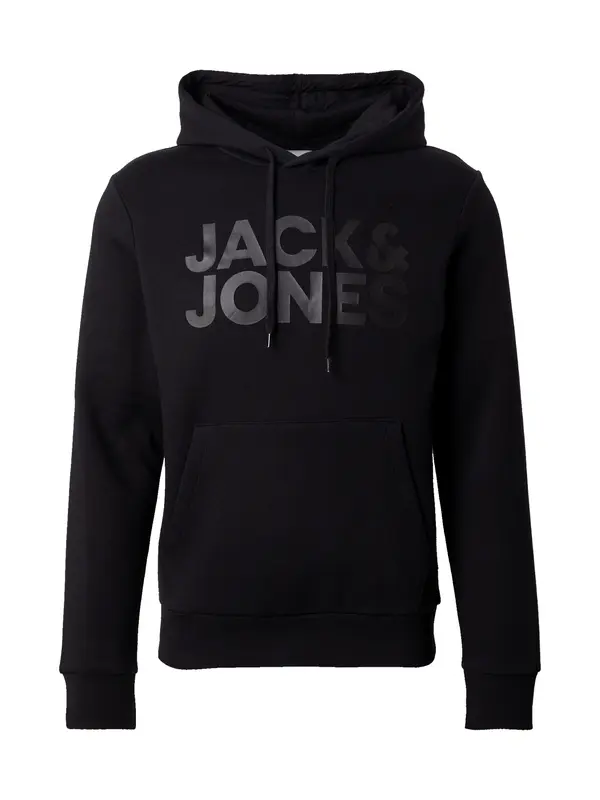 JACK & JONES JACK & JONES Sweater majica  crna