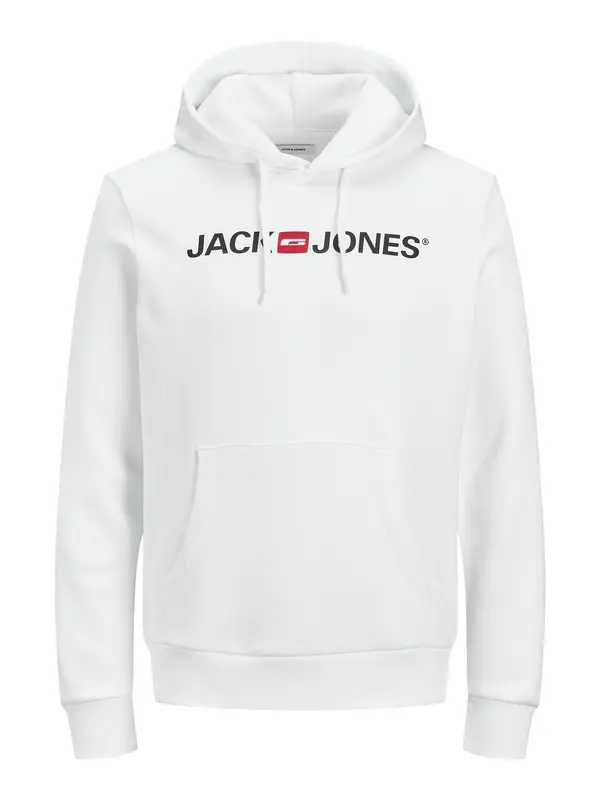 JACK & JONES JACK & JONES Sweater majica  crvena / crna / bijela