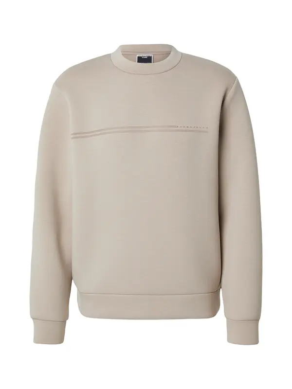 JACK & JONES JACK & JONES Sweater majica 'JCOFUSION'  tamno bež