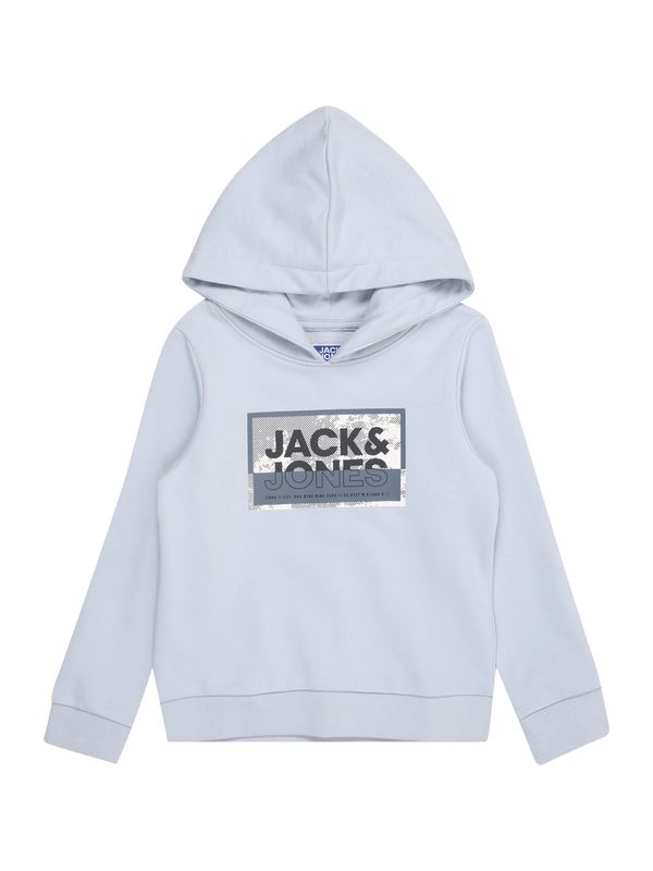 JACK & JONES JACK & JONES Sweater majica 'JCOLOGAN'  sivkasto plava / golublje plava / crna / bijela