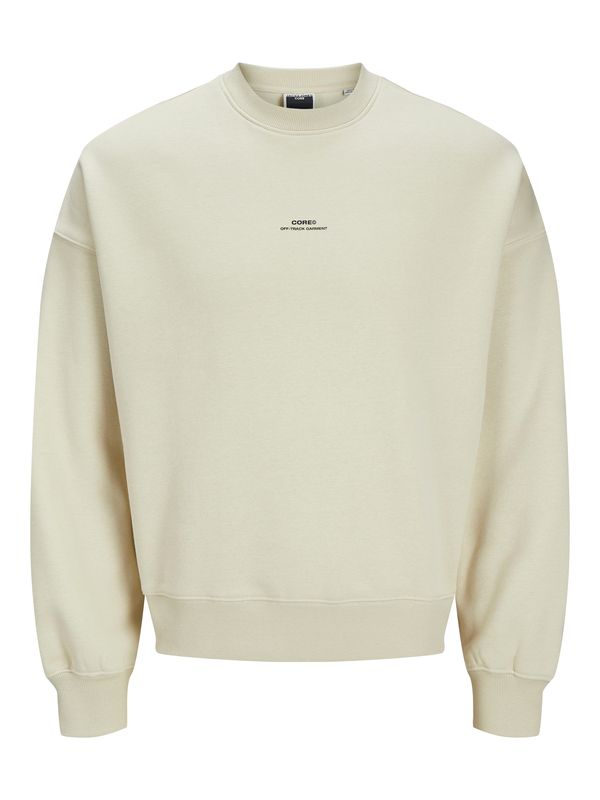 JACK & JONES JACK & JONES Sweater majica 'JCOTERRAIN'  bež / crna