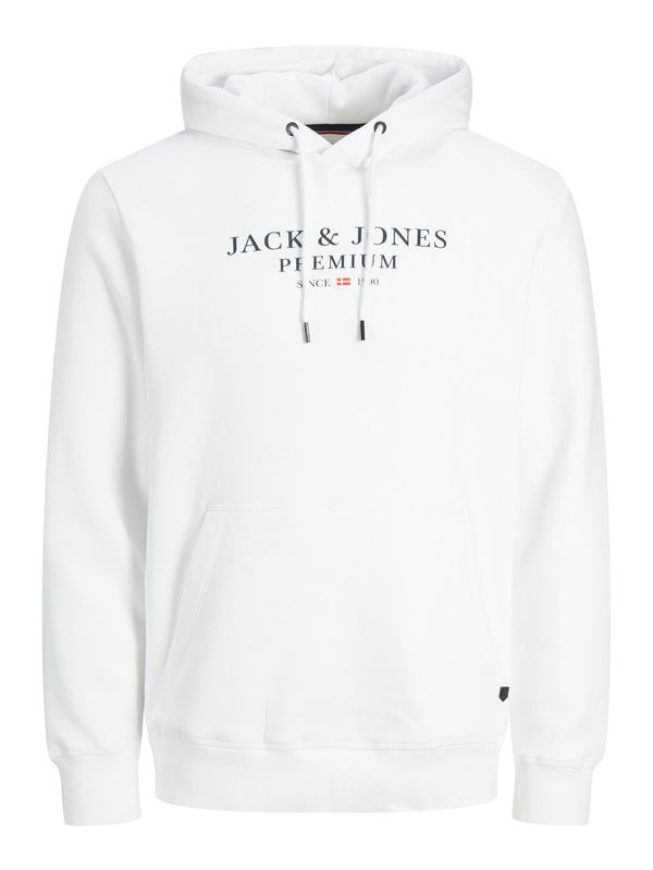 JACK & JONES JACK & JONES Sweater majica 'JJArchie'  crna / bijela