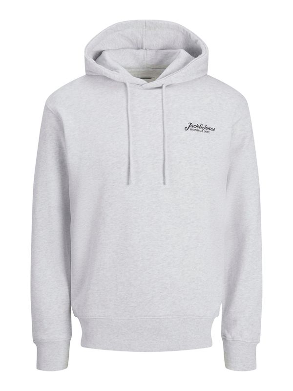 JACK & JONES JACK & JONES Sweater majica 'JJBEAU'  siva melange / crna